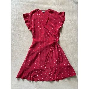 Rails brand, 100% silk wrap dress, size small